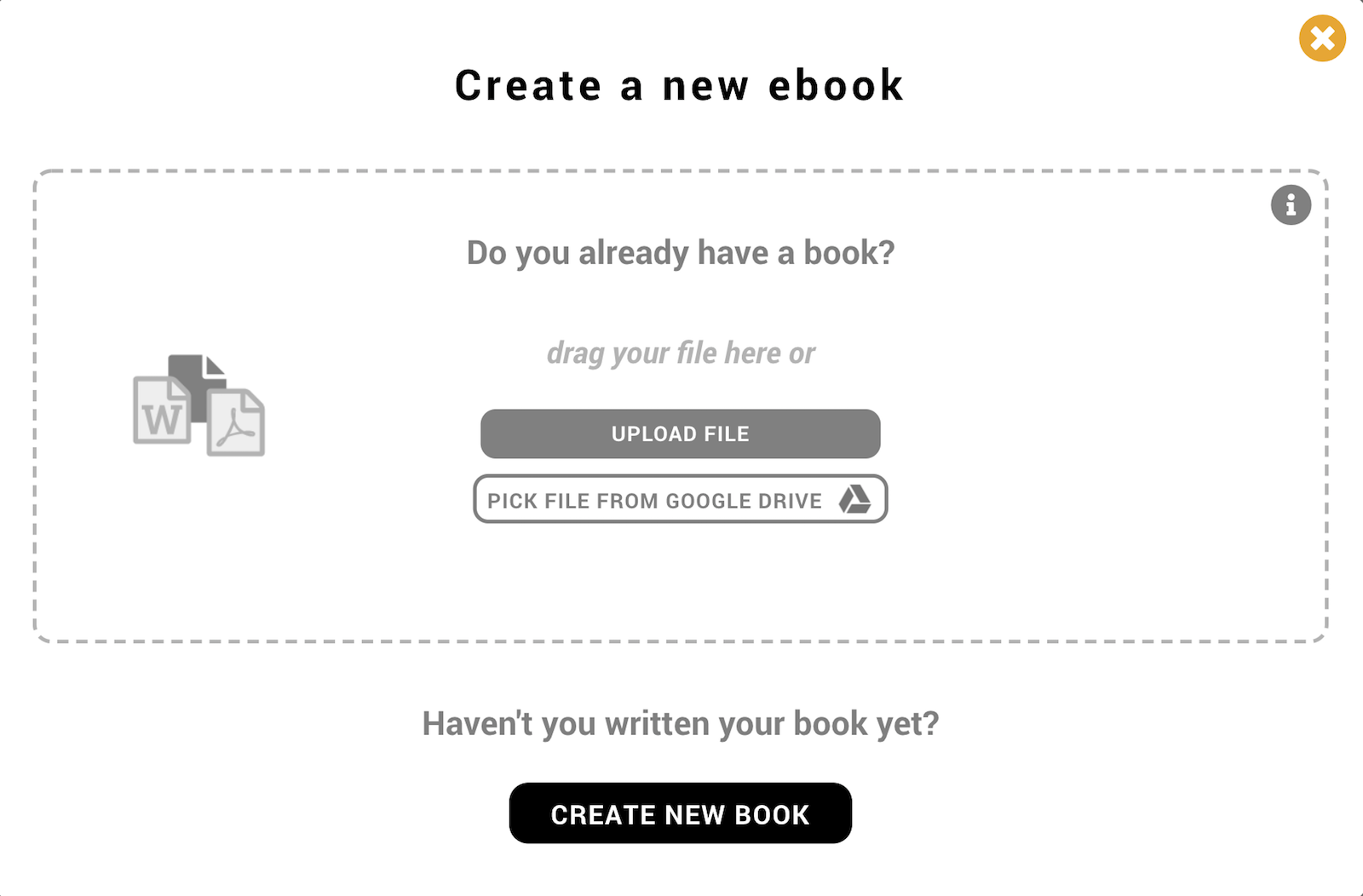 Create a new book